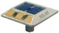 SolarTop 24 h.24,5 mm 110 Marker stradale fotovoltaico a LED. Funzionamento crepuscolare. Conforme all Art. 153 (Art. 40 C.d.S.). Non carrabile. Monofacciale e bifacciale.