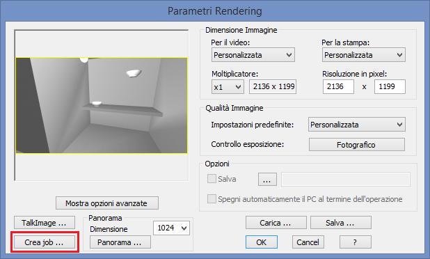 è in grado di operare sia con mental ray, sia con V-Ray, che puoi impostare in DomuS3D all interno della finestra Opzioni, nella sezione Navigazione e Rendering, prima di creare il processo di