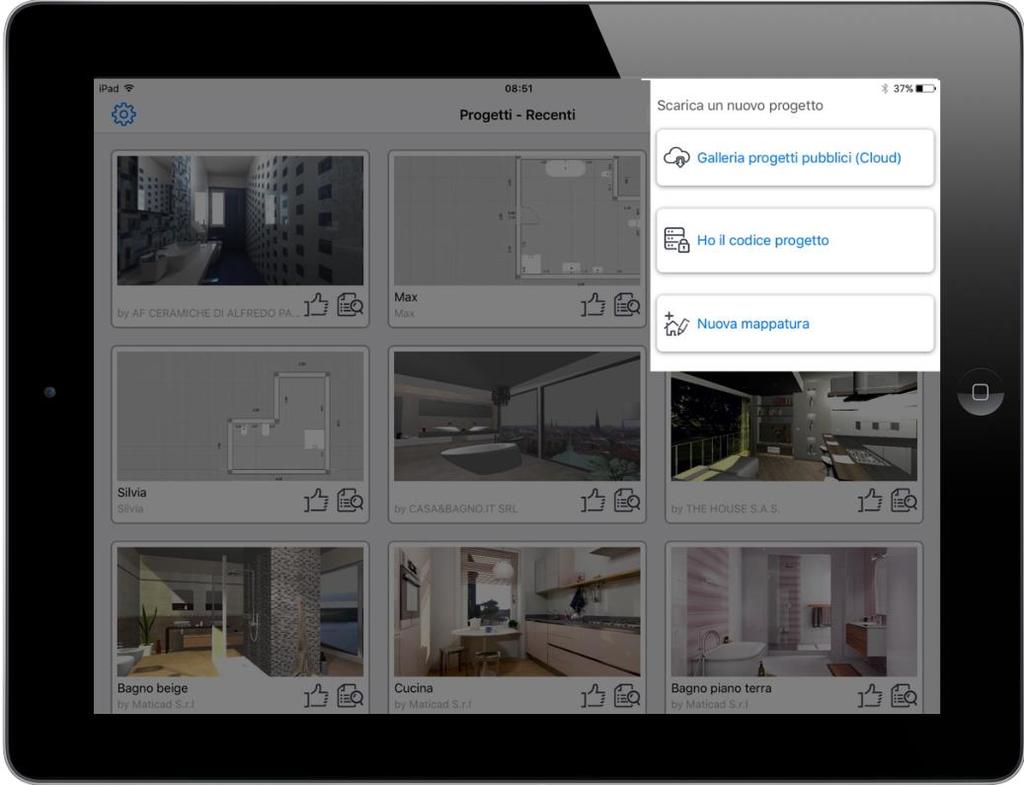 Capitolo 7 Preventivo, stampa, condivisione Mappare un vano all interno di DomuS3D 360 Introduzione DomuS3D 360 è un App disponibile per i più recenti dispositivi dotati di Sistema Operativo ios