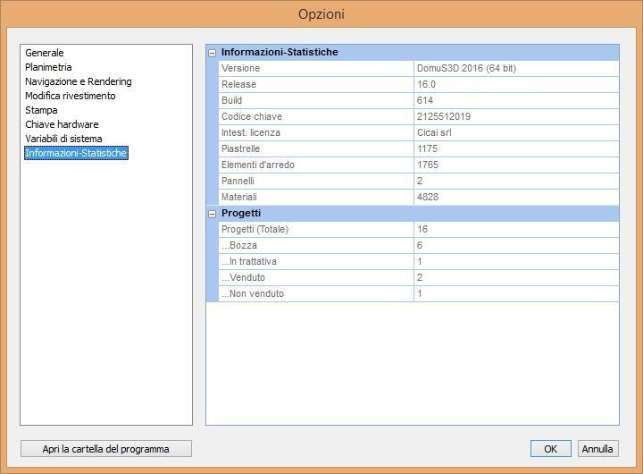 Al primo avvio Questa sezione visualizza la traccia degli eventi più significativi che si succedono durante l utilizzo del programma, inclusi possibili errori dell applicazione.