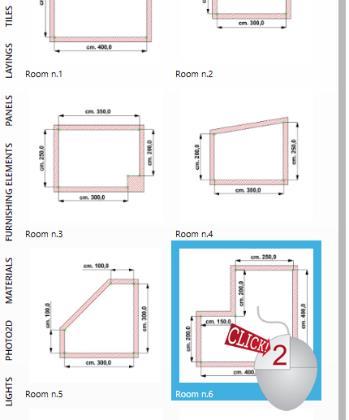 Capitolo 1 - Planimetria Sezione 2 Capitolo 1: Planimetria Creazione Usando modelli di vano esistenti E possibile creare un nuovo progetto in modo rapido partendo da una serie di forme (modelli) di