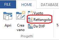 Perché se abbiamo bisogno, per esempio, di un vano rettangolare, è possibile utilizzare il modello quadrato e modificare in seguito le dimensioni del vano con grande facilità.