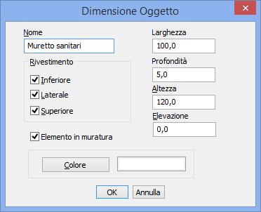 Infine è necessario comunicare all applicazione se si desidera che questa si trovi all interno o all esterno del vano: la direzione del mouse sarà di riferimento per capire se è dentro o fuori.