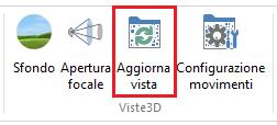 Capitolo 2 - Navigazione Aggiorna vista Se quando si torna in navigazione non si vedono le modifiche effettuate al progetto, sarà sufficiente forzare un aggiornamento della scena 3D.