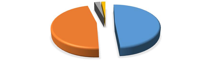 Figura 8 - Distribuzione percentuale consumi gas metano 2011 Autotrazione 2,6% Edifici pubblici 1,7% Industriali 47% Civili 49% 4.