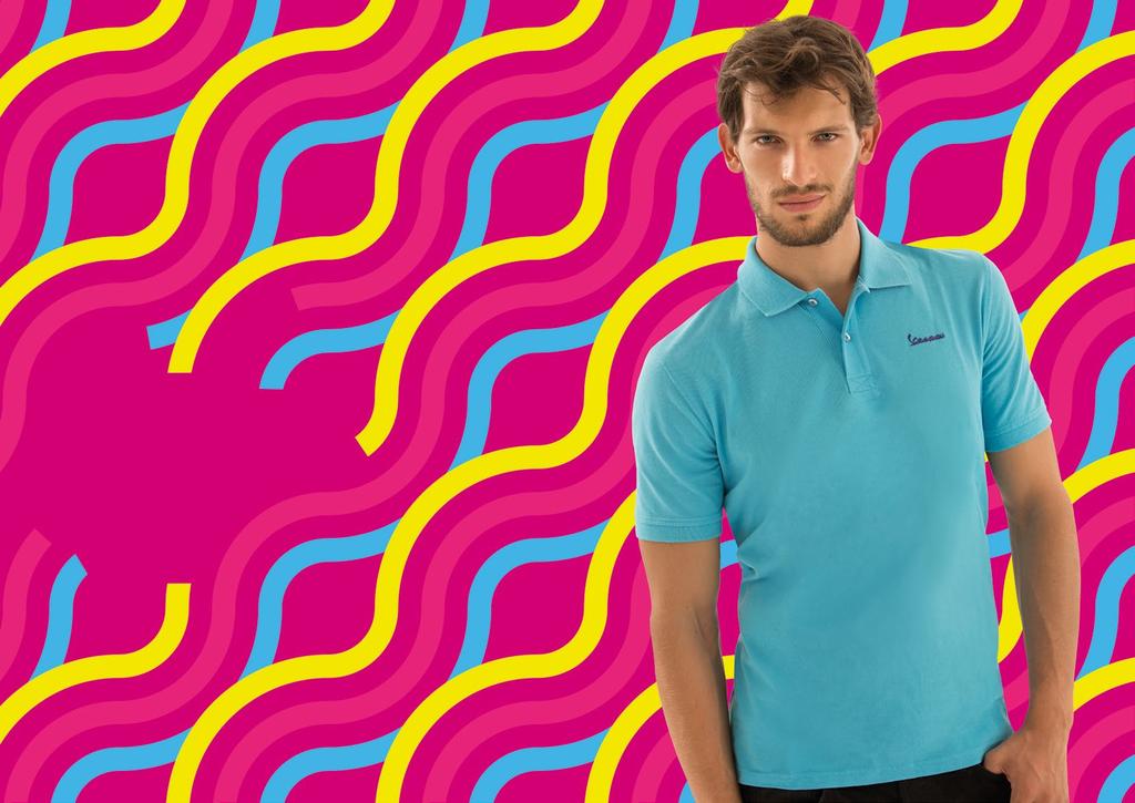 POLO POLO SHIRTS Colore e moda: le polo attuali e di tendenza, esclusivamente Vespa.