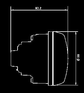 Fendinebbia alogeni 1N0 008 582-007 Accessori: calotta di gomma per fendinebbia 9GH 158 051-007 Omologazione 1342 ECE R19 B Serie-02, B Serie-03 Luce per guida diurna 90 mm Faro modulare