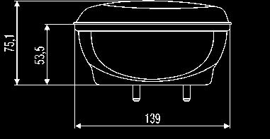 guarnizione, colore dell alloggiamento nero, lente trasparente Omologazione ECE SAE (USA) 2SB 343 130-021/7 7698 X n 2BA 343 130-051/7 6550 X n 2NE