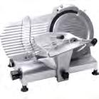 225,10 AFFETTATRICE LAMA 250 MM INOX MOTORE INDUZIONE 180 W AFFILATORE