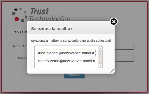 NB.: Webmail Light è da considerarsi a tutti gli effetti un client di posta, quindi, per le caselle multiutente, a cui si è associati, non ci sono vincoli per la cancellazione dei messaggi in casella