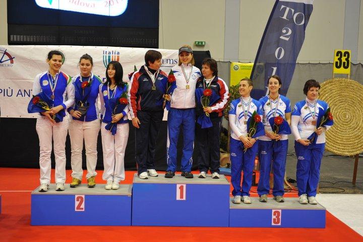 4 6 Marzo Padova Campionati Italiani Indoor Nell assegnazione dei titoli assoluti a squadra femminile (Bonato Veneranda,