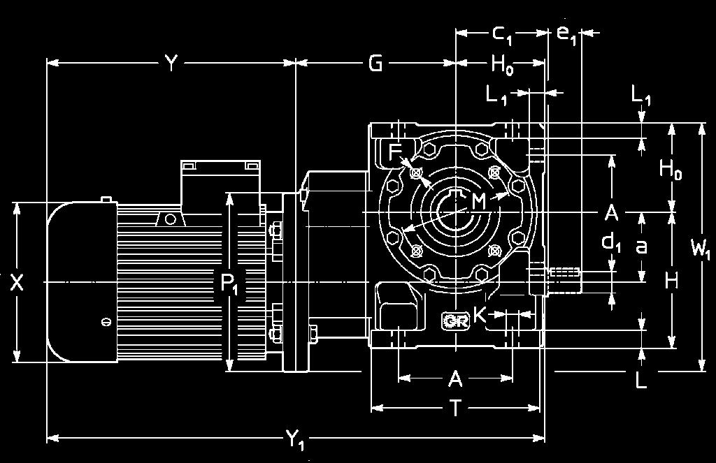 motor B5 B e 1 2) Q U 3) 3) 3) 40 63M 40 70 57,5 24 14 M 62 8 106 82 56 41,5 9,5 12 10 85 68 105,5 106 46 140 62 25 5) 6) 3,5 80 50 63M 50 86 70,5 28 16 M 62 8 117 100 67 49,5 9,5 13 12 100 85 120,5