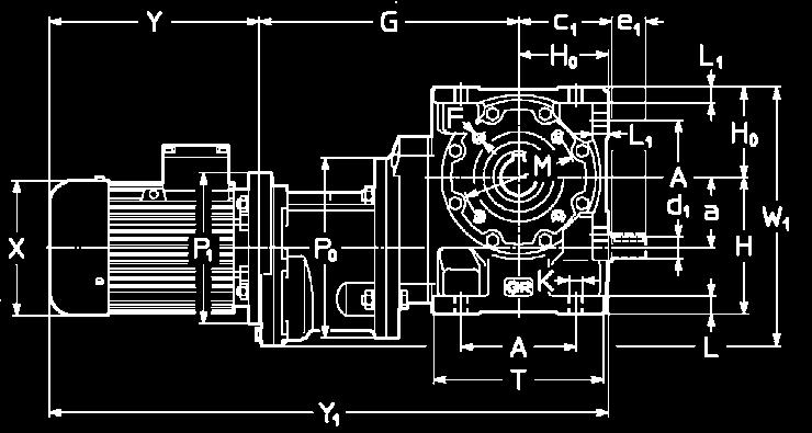 ..  Final gear reducer size 100.