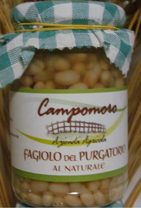 COTTO INGREDIENTI: Fagiolo del purgatorio cotto al naturale.