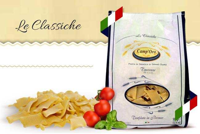 500 PASTA Codice Articolo: 0303 PASTA TACCOZZE