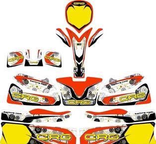 0 Spoiler stickers kit 0 CRG Stickers kit