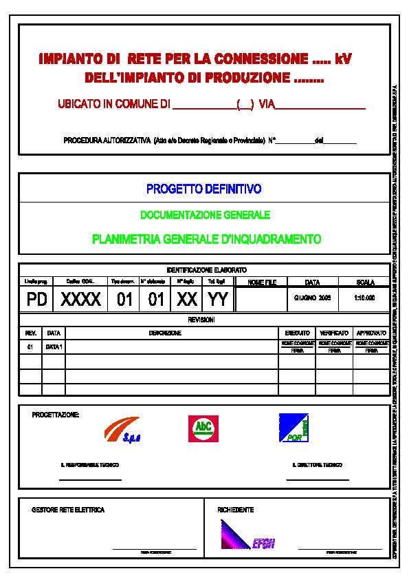 Ed. 2.2-175/264 Figura J-1: Esempio Cartiglio documentazione J.