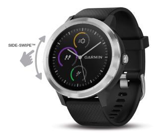 mod. GPS acceso, fino a 8 giorni in mod. orologio CONTENUTO DELLA CONFEZIONE GPS smartwatch vívoactive 3, cavo per ricarica e scarico dati USB, adattatore per polsi piccoli, guida di avvio rapido.