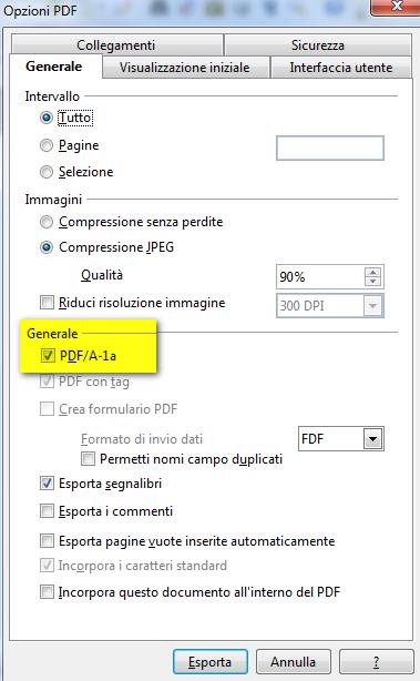 docx, ) con OpenOffice quindi dal menù File selezionare la voce evidenziata nell