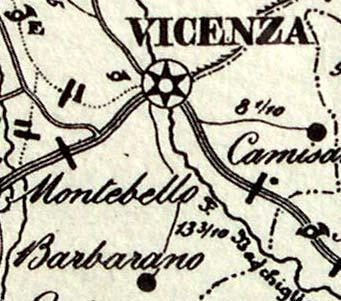 BARBARANO L estate del 1825 segna l inizio dell attività dell ufficio postale di Barbarano il quale era collegato giornalmente con un servizio di messaggeria alla Direzione postale di Vicenza.