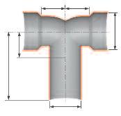 Curva tecnica doppia 27 130 HTR d1 d2 Codice /pz Imb.