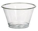 210GKIN90 7 8 9 10 Bicchiere / Coppa da Dessert. Clear PET Cup. A 7. Ø 92 mm - 3.62 H 58 mm - 2.