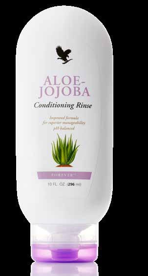 cura del corpo per lui e lei 261 22 462 Aloe-Jojoba Conditioning Rinse 296 ml Fr. 25.60 Capelli curati grazie alle proprietà del gel d Aloe Vera, di pregiati minerali, oli e vitamine.