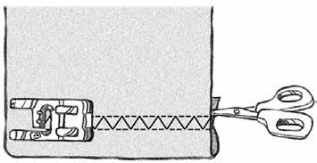 ORLO Per la tecnica di orlatura, la funzione Exclusive SEWING ADVISOR - la Guida al Cucito - seleziona l orlo visibile o impunturato più adatto al tipo ed al peso del tessuto.