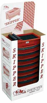 SKIPPER CORREDO ESPOSITORE Per eliminare l eccesso di prodotto sigillante nella fase di sigillatura di pavimenti e