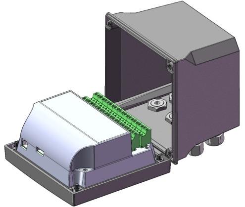 connessione 1. Display LCD 2. UP 3. ESC 4. ENTER 5. DOWN 6. GRAPH CHEMITEC s.r.l. Via Isaac Newton 28-50018 Scandicci (FI) Tel.