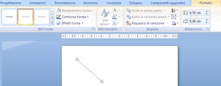 Modulo 6 - Nuova ECDL G. Pettarin - Presentation La scheda Formato Questa scheda contiene molti comandi per la formattazione di una qualsiasi forma.