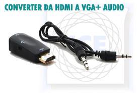 ) dispongono di una uscita Micro CX855910 CONVERTER DA HDMI->RGB-AUDIO CONVERTITORE HDMI VGA-RGB-AUDIO Converte il segnale in ingresso
