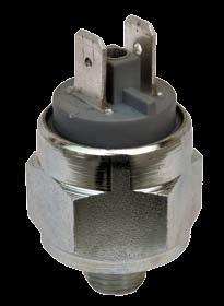 26 R Mini pressostato Small pressure switch 21 in acciaio zincato Zinc plated steel case norm. aperto norm.