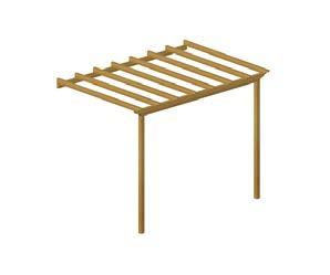 PERGOLA CLASSIC 417,6X300CM/struttura base CL417X3STAD - 1.