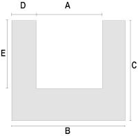 046.003 Canale Light 15x 0 5 25 70 24 25 11,70 Griglie per Canali Light B125 - C2 B C CLASSE B125 CLASSE C2 Dimensioni Lung. Larg.