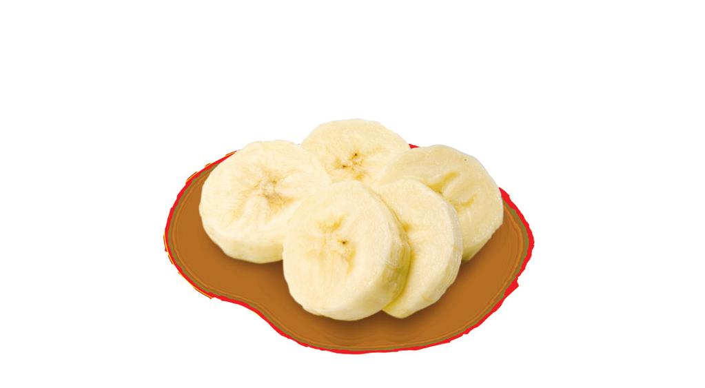 longitudinalmente la banana per creare