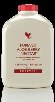 Forever Aloe Berry Nectar Abbiamo aggiunto all Aloe Vera Gel i delicati gusti dei succhi concentrati di mela e di mirtillo, ricchi di antiossidanti, per ottenere una bevanda che piacerà a tutta la