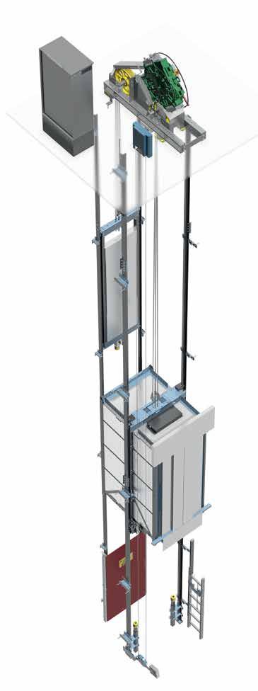 KONE COMBISPACE IN BREVE Un ascensore eco-efficiente e moderno con una cabina più grande migliora la qualità di vita dei residenti dell'edificio.