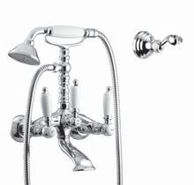 12005 Gruppo esterno vasca con supporto a pavimento External bath mixer with fl oor