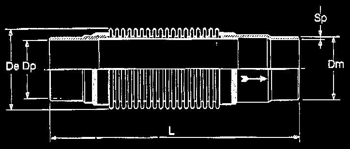 HIGHER pressure WItH CERtIFICAtION CE-tpED MAtERIALI StANDARD / StANDARD MAtERIALS Soffietto/Bellow AISI 316 - AISI 321 Convogliatore/Convoyer AISI 304 Manicotti/Couplings Acc. Carb.