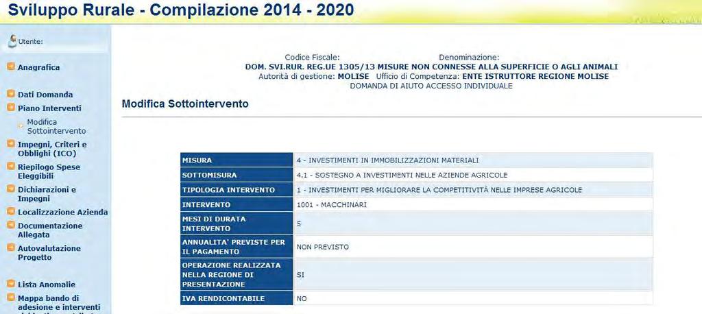 53-87 2.6.2.3.5. Gestione Particelle Alle funzionalità descritte nei paragrafi seguenti si accede, dopo avere selezionato un