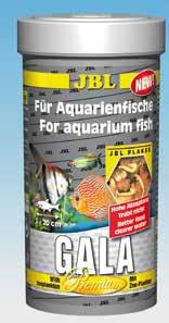 Con un ampia linea di alimenti adatta alle esigenze dei pesci d acquario la JBL provvede che la tavola