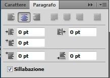 sia rimasto il bianco; 5- Fate clic con lo strumento Testo appena sotto la fine