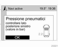 Impianto di allarme antifurto Guasto dell'impianto di allarme antifurto. Rivolgersi ad un'officina per eliminare la causa del guasto.