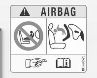 60 Sedili, sistemi di sicurezza 9 Pericolo Non utilizzare un sistema di sicurezza per bambini sul sedile del passeggero se l'airbag anteriore è abilitato.