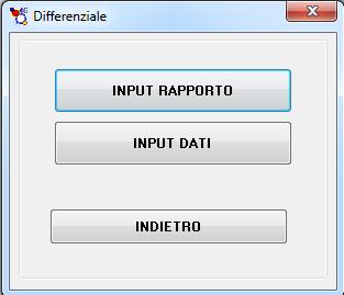 CRIVELLIN PROGETTAZIONI S.r.l DIFFERENZIALE Luglio 2016 8 Finestra di introduzione dati FIG.