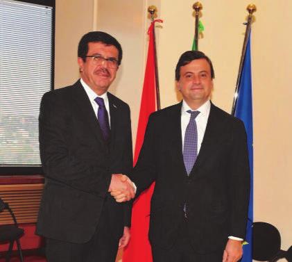ULTIMI SVILUPPI Visita del Ministro Zeybekci in Italia Il Ministro dell Economia turco Nihat Zeybekci si è recato oggi 2 novembre in visita in Italia dove ha incontrato il Ministro dello Sviluppo