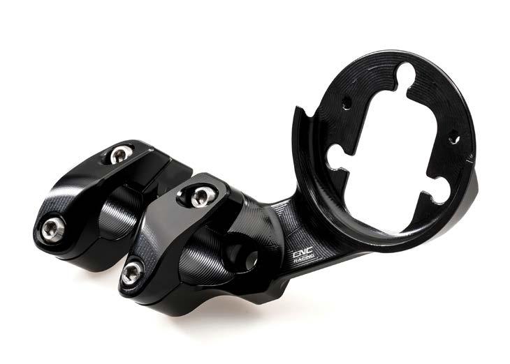 RISER HANDLEBAR CLAMP RISER COMPLETO DI SUPPORTO STRUMENTAZIONE 28.