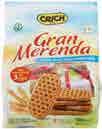 pappa comoda e colorata BISCOTTI FROLLINI GRAN MERENDA CRICH 12 monoporzioni, 500 g