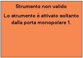 l'interruttore a pedali Monopolare 1 toccando il pulsante di selezione verde prima di tentare di utilizzare nuovamente